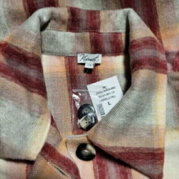 Kismet Long Button Down Shacket/ Coatigan NWT Sz Large - Picture 16 of 16
